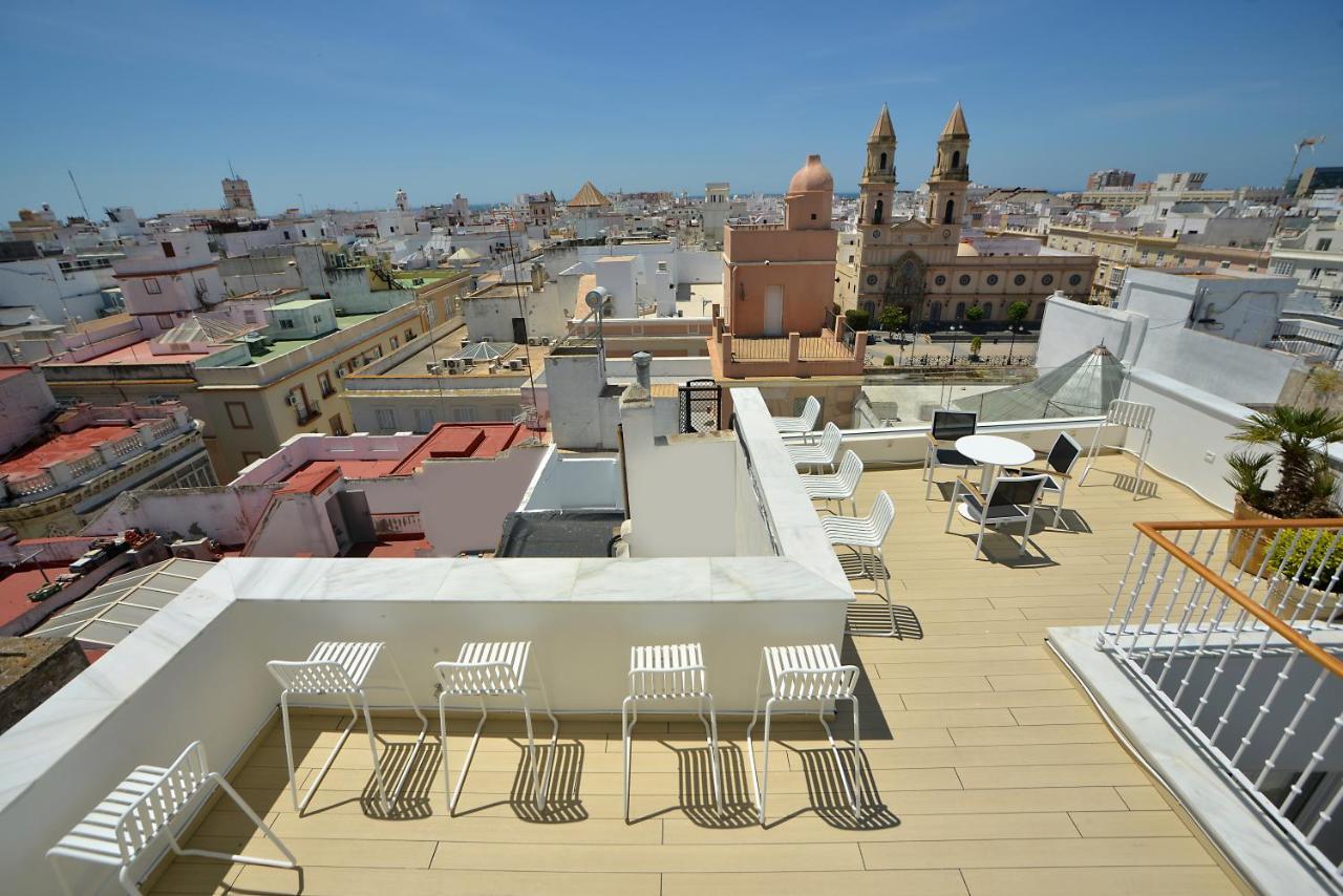 Plaza Mina Suites - Adults Recommended By Luxury Suites Cádiz Exterior foto Rooftop in Spain